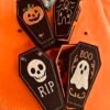 halloween-coffin-craft Unique DIY Halloween decoration with embroidered coffin boxes