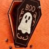 halloween-embroidery-ghost DIY Halloween ghost coffin embroidery project
