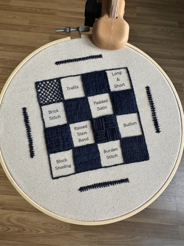 Checkmate Stitches | Crewel Embroidery Kit