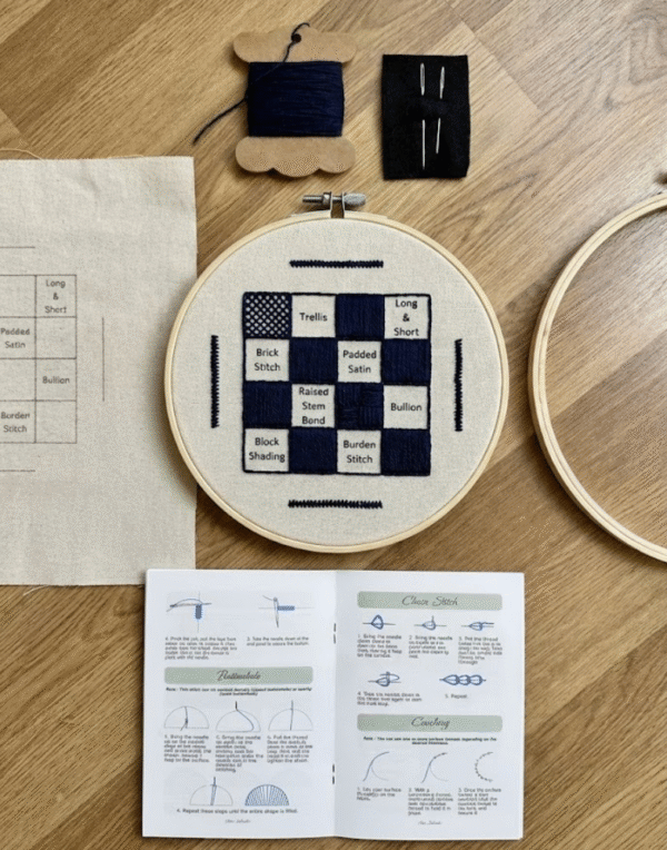 Checkmate Stitches | Crewel Embroidery Kit