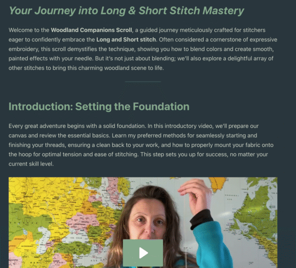 Screenshot 2026-01-05 at 11.33.55 Woodland Companions | Crewel Embroidery Scroll