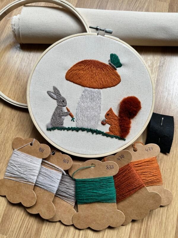 Woodland Companions | Crewel Embroidery Kit
