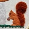 woodland-companions-squirrel-tail-texture Woodland Companions | Crewel Embroidery Scroll