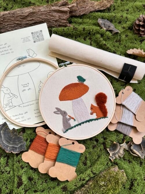 Woodland Companions | Crewel Embroidery Kit