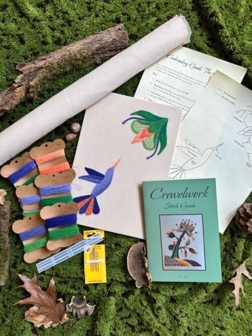 The Hummingbird | Crewel Embroidery Kit