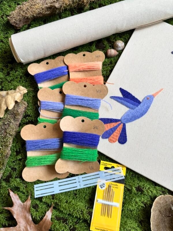 The Hummingbird | Crewel Embroidery Kit